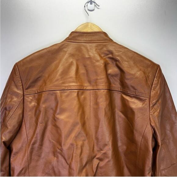 MICHAEL Michael Kors Lamb Leather jacket brown gold - PL - Picture 9 of 11
